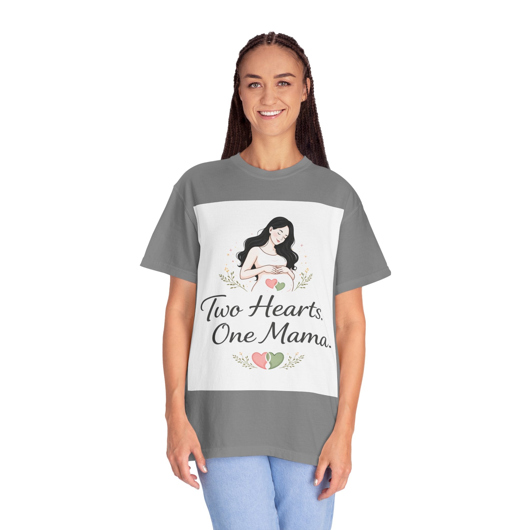 Two Hearts. One Mama. T-Shirt
