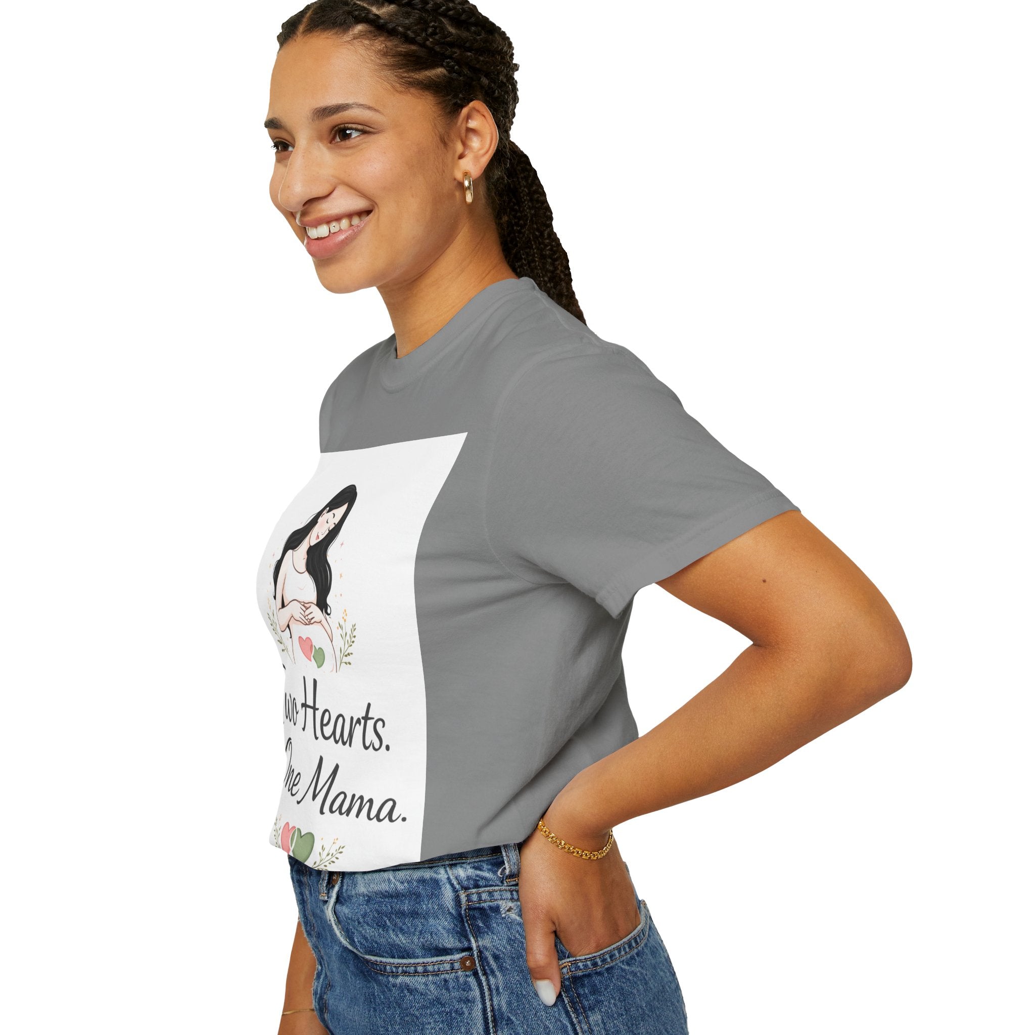 Two Hearts. One Mama. T-Shirt