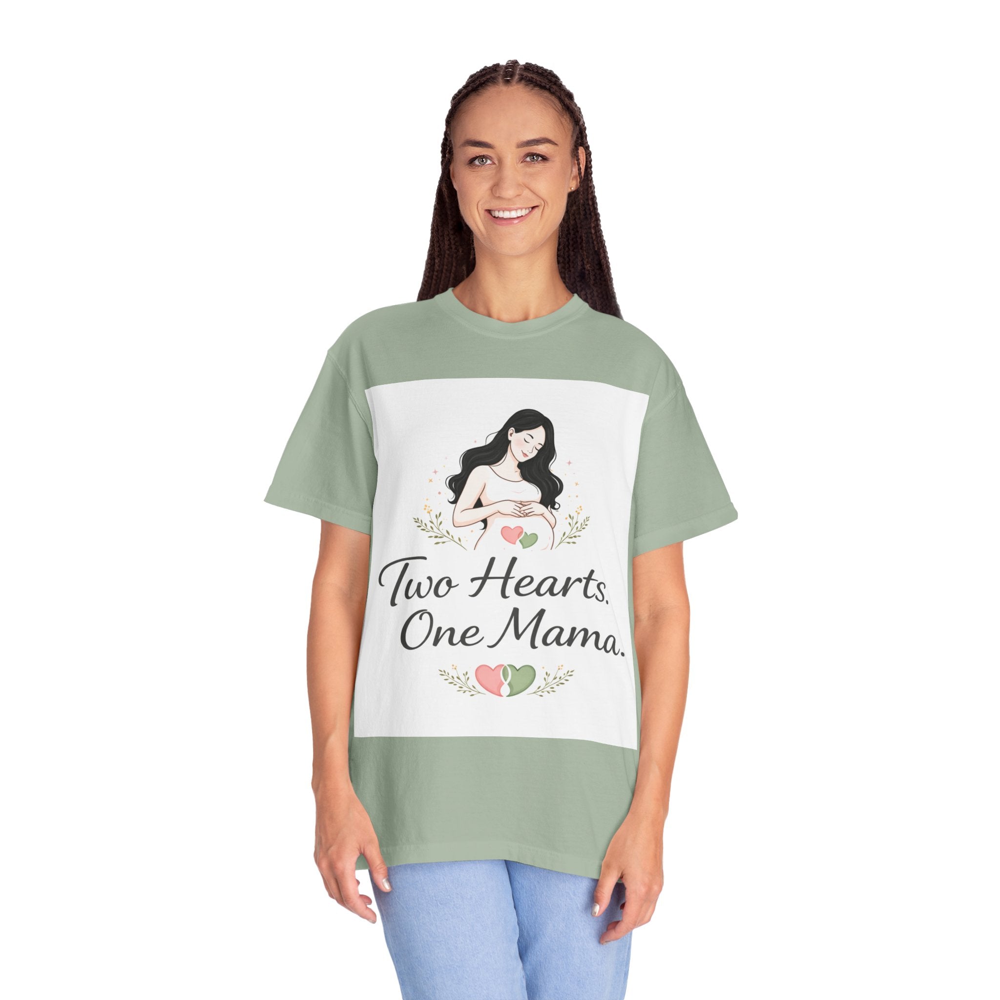 Two Hearts. One Mama. T-Shirt