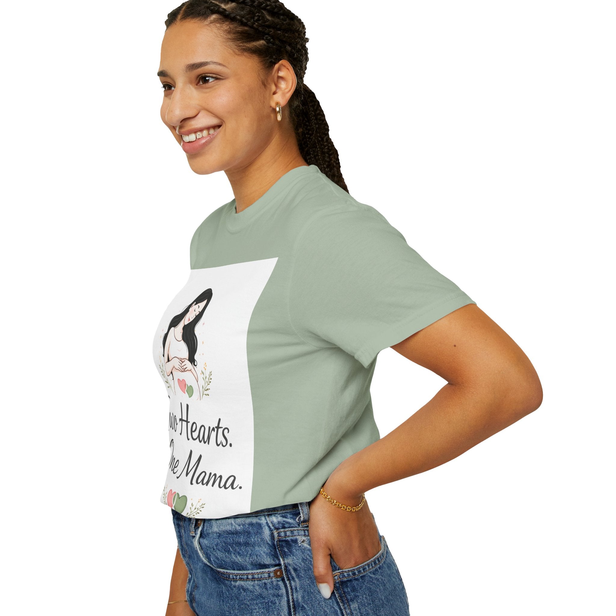 Two Hearts. One Mama. T-Shirt