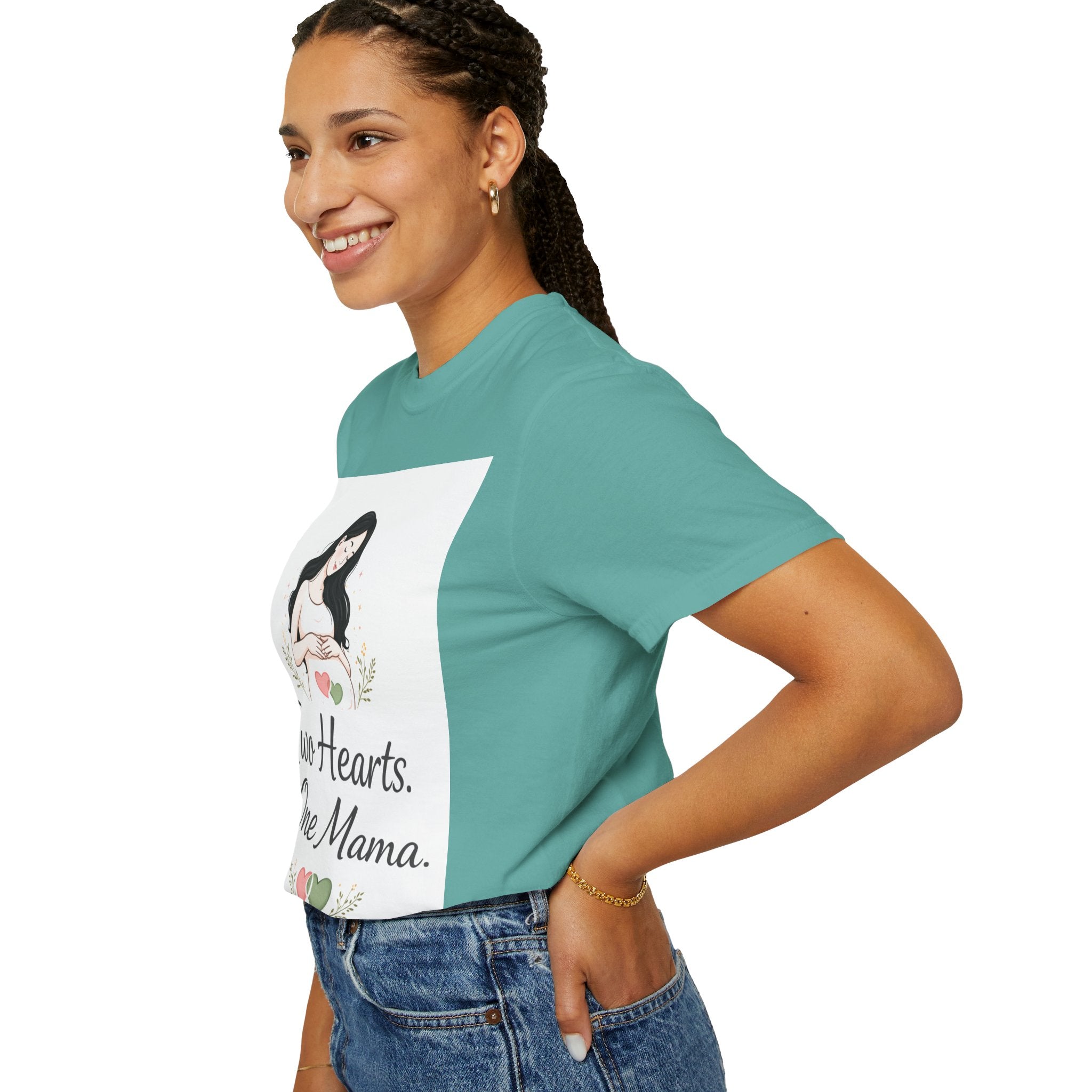 Two Hearts. One Mama. T-Shirt